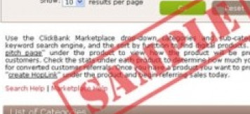 ClickBank Marketplace to fix Screwy Listings