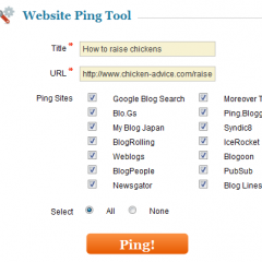 Why You Should Ping Your Website and How to Do It!