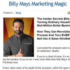 Billy Mays Pitchmen Notes - Tips to Increase Your Conversion Rates