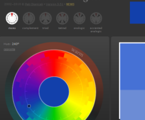 A Useful Website Color Scheme Tool